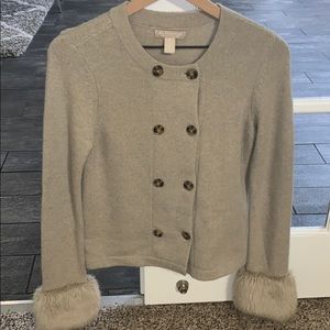 Cream Banana Republic Cashmere Sweater ✨💫
